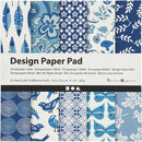 Design Papierblok Blauw, 50 Vellen