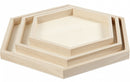 Houten Dienbladen Divers, Set van 3