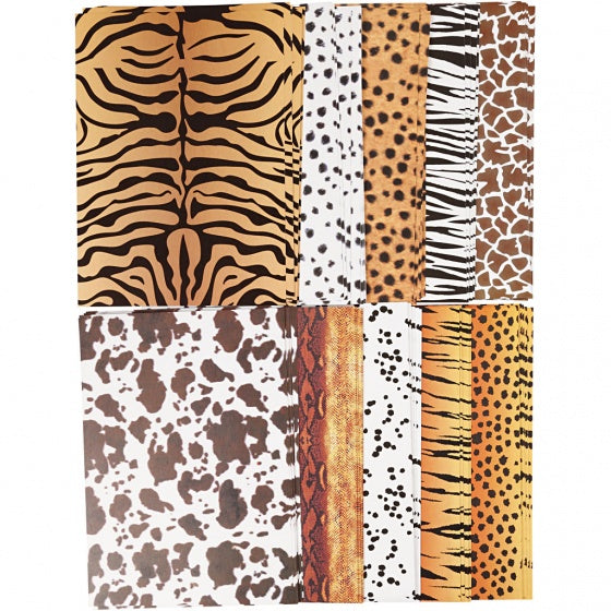 diermotievenkarton 21 x 29,7 cm 100 stuks multicolor