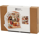 DIY Miniatuur Kitchenroom knutselset 21 x 19 cm