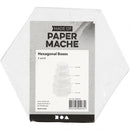 dozen Hexagonaal karton 6,5-8-10-12 cm wit 4-delig