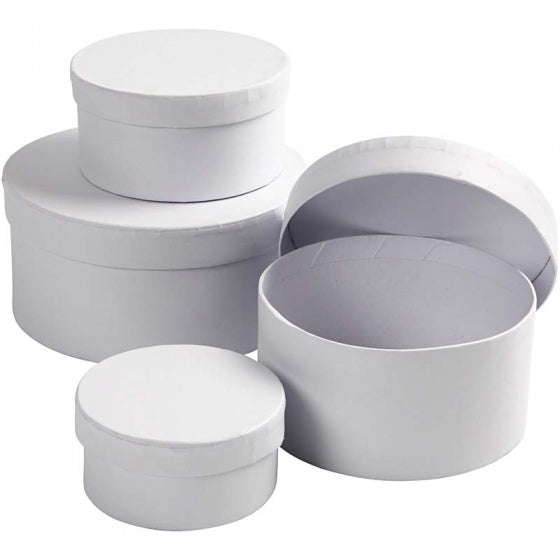 Ronde Dozen van Karton, 4 maten