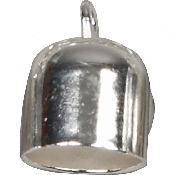 eindkappen verzilverd 8x11 mm 50 stuks