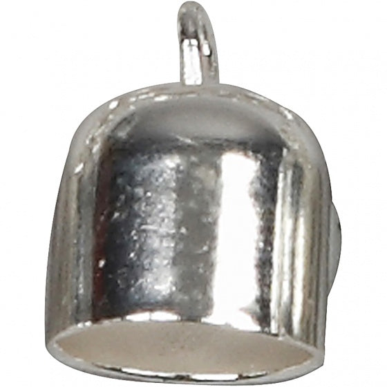 eindkappen verzilverd 8x11 mm 6 stuks