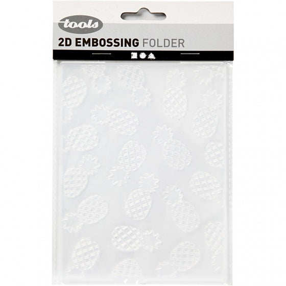 embossingfolder 11 x 14 cm ananassen