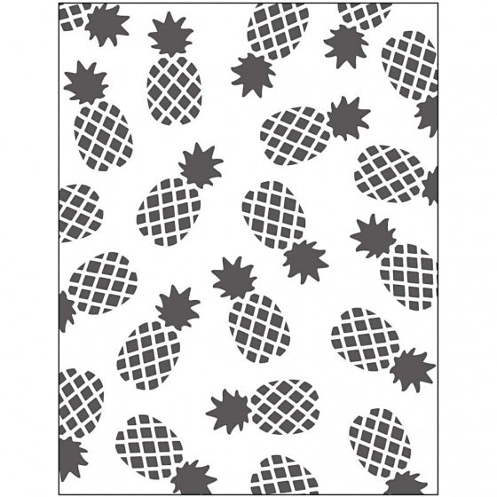 embossingfolder 11 x 14 cm ananassen