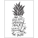 embossingfolder 11 x 14 cm ananas