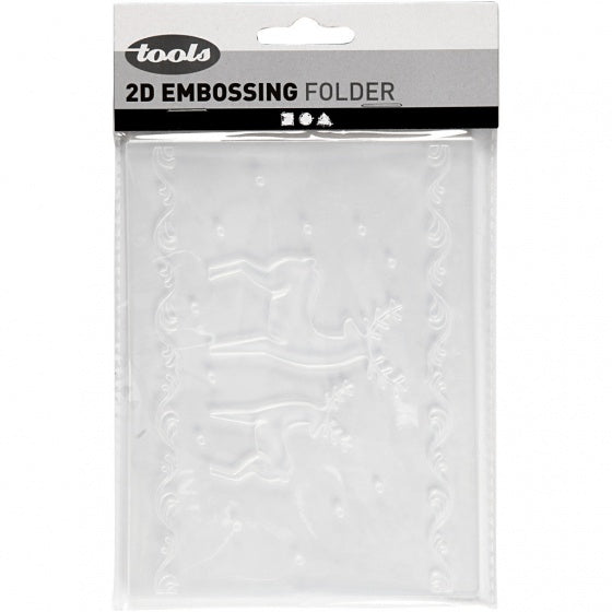 embossingfolder 11 x 14 cm rendier