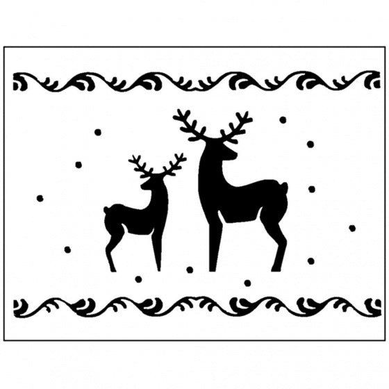 embossingfolder 11 x 14 cm rendier