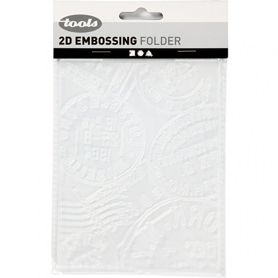 embossingfolder 11 x 14 cm stempels
