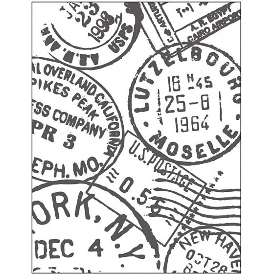 embossingfolder 11 x 14 cm stempels