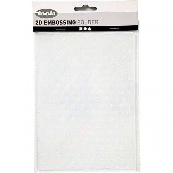 embossingfolder 11 x 14 cm stippen