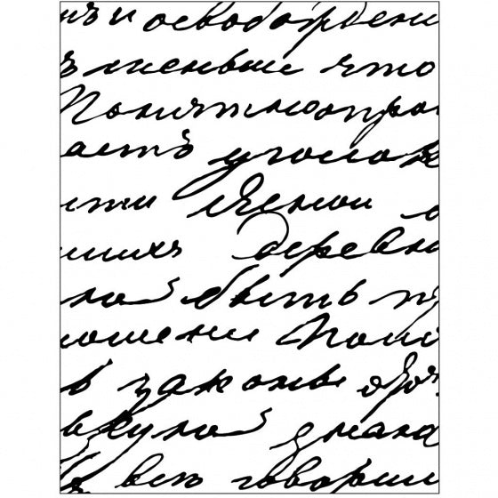embossingfolder 11 x 14 cm woorden