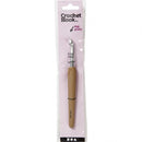 ergonomische haaknaald bruin 8 mm 14,5 cm