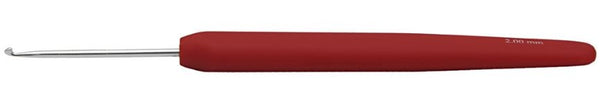 ergonomische haaknaald rood 2 mm 13,3 cm
