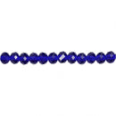 facetkralen blauw 6 mm 100 stuks