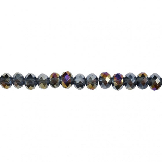 facetkralen donkerblauw 6 mm 100 stuks