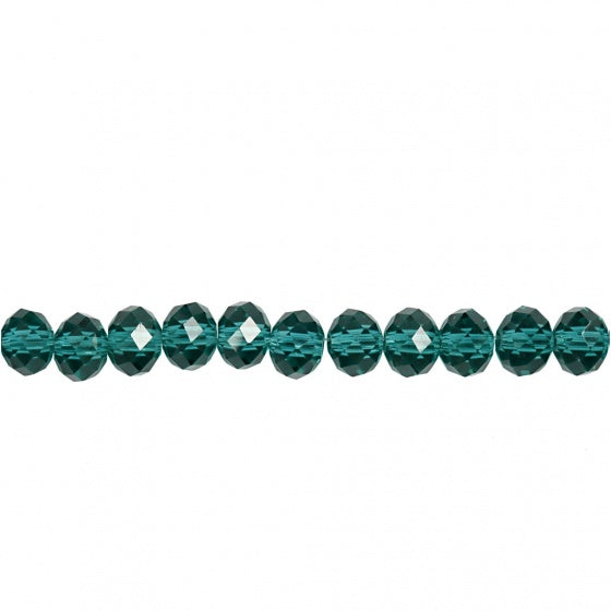 facetkralen groen 6 mm 100 stuks