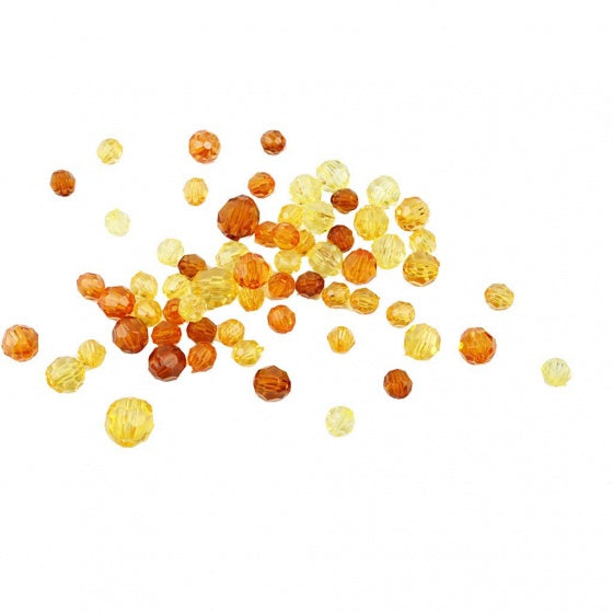 Facetkralen Mix Geel, 45 gram