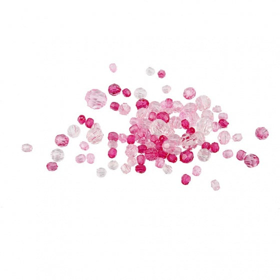 facetkralen mix roze 250 g