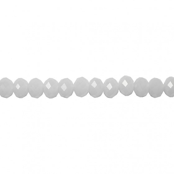 facetkralen wit 6 mm 100 stuks