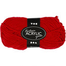 Acrylgaren, Rood, 50gr, 80m