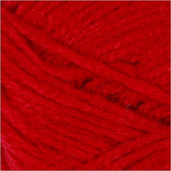 Acrylgaren, Rood, 50gr, 80m