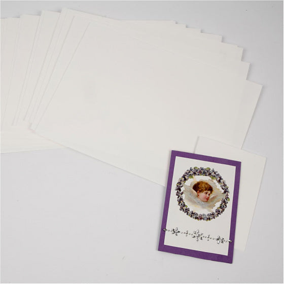 knutselkarton feest A4 21 x 29,7 cm wit 25 stuks