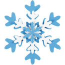 figuurponsen 25/49/75 mm ijskristallen 3 stuks grijs