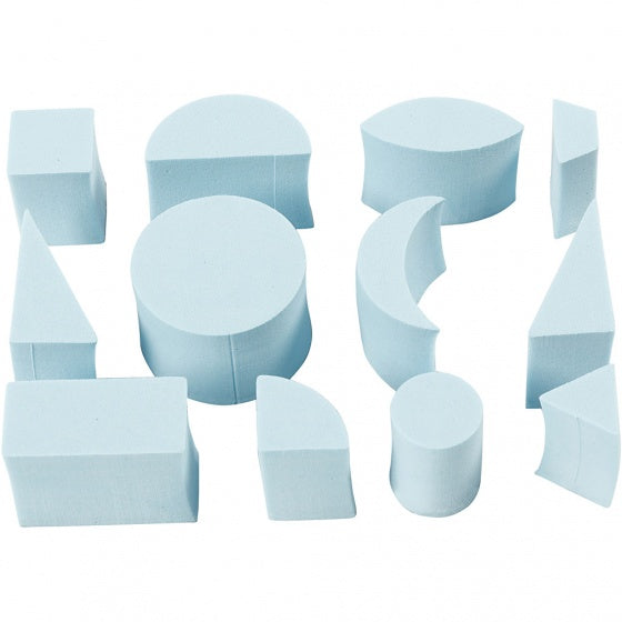 Foam Stempels, 12st.