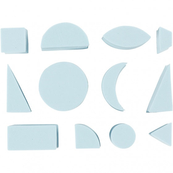 Foam Stempels, 12st.