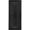 foliestickers Indbydelse 36 stuks zwart