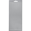 foliestickers rand 17 stuks zilver 21 cm