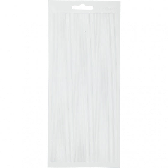 foliestickers rand 1 stickervel wit