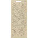 foliestickers bladeren 21 stuks goud