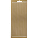 foliestickers rand 30 stuks goud 21 cm