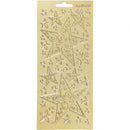 foliestickers sterren stickervel goud