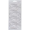 foliestickers Veren 44 stuks zilver