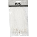 ganzenveren lengte 15 cm 50 gram wit 70 stuks