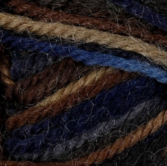 garen 92 meter 50 gram bruin/blauw