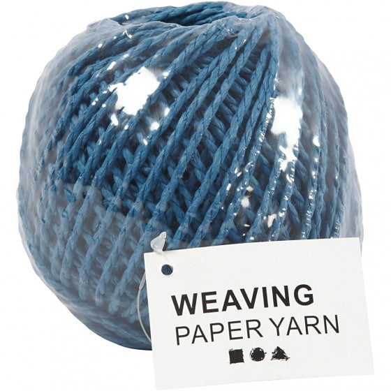 Papier Garen Donkerblauw, 40m