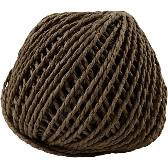 Papier Garen Donkerbruin, 40m