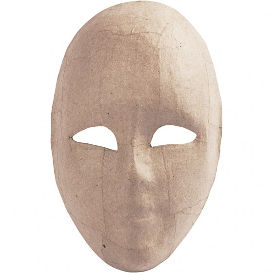 gezichtsbedekkend masker 23 x 16 cm papier-maché