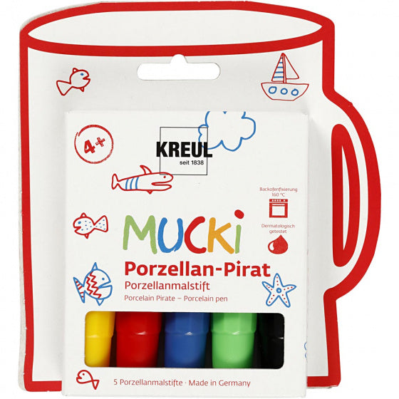 glas- & porseleinstiften junior 2-5 mm 5 stuks