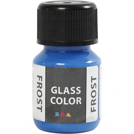 glas- & porseleinverf Glass Color 30 ml frost blauw