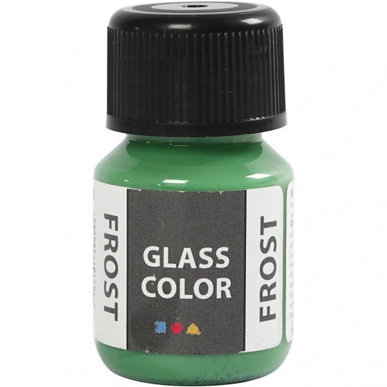 glas- & porseleinverf Glass Color 30 ml frost groen