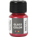 glas- & porseleinverf Glass Color 30 ml metallic rood