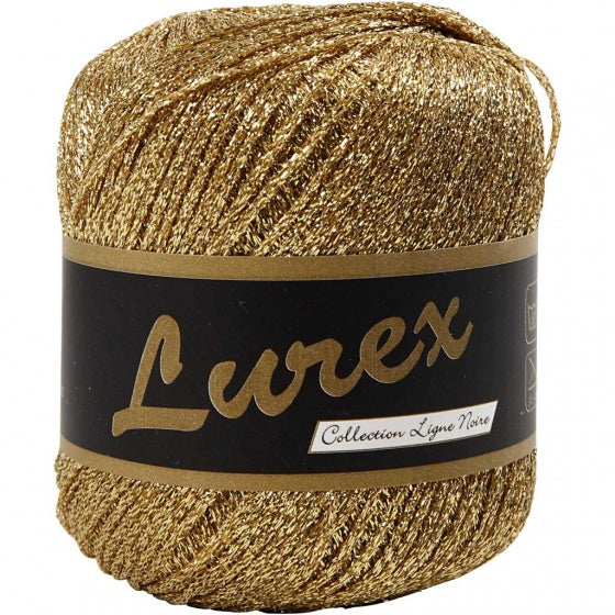 glitter garen goud 160 m 25 gr