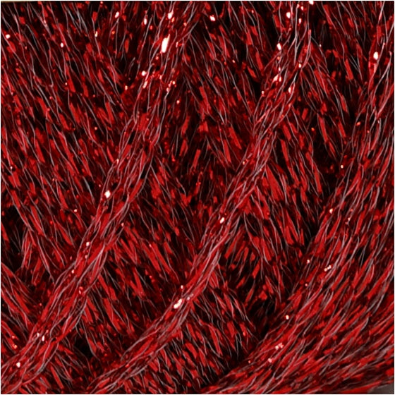 glitter garen rood 160 m 25 gr