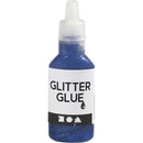 glitterlijm blauw 25 ml
